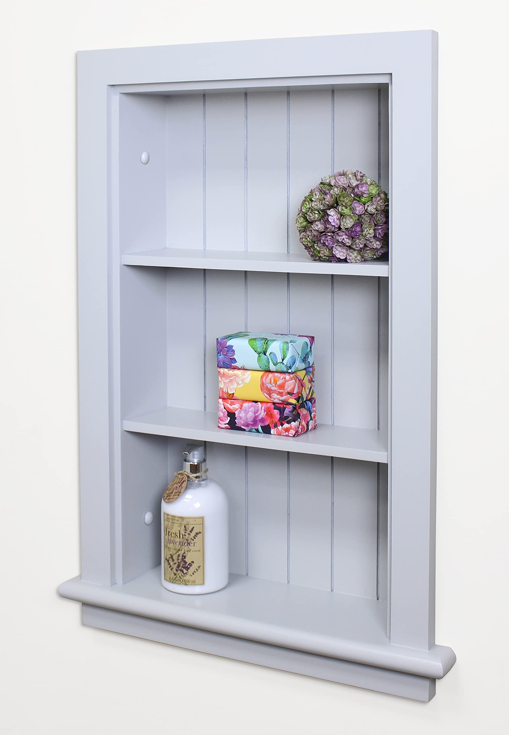 Recessed Medicine Wall Niche, In Shelves, Shelf Insert, 14"W x 24"H ID, 17