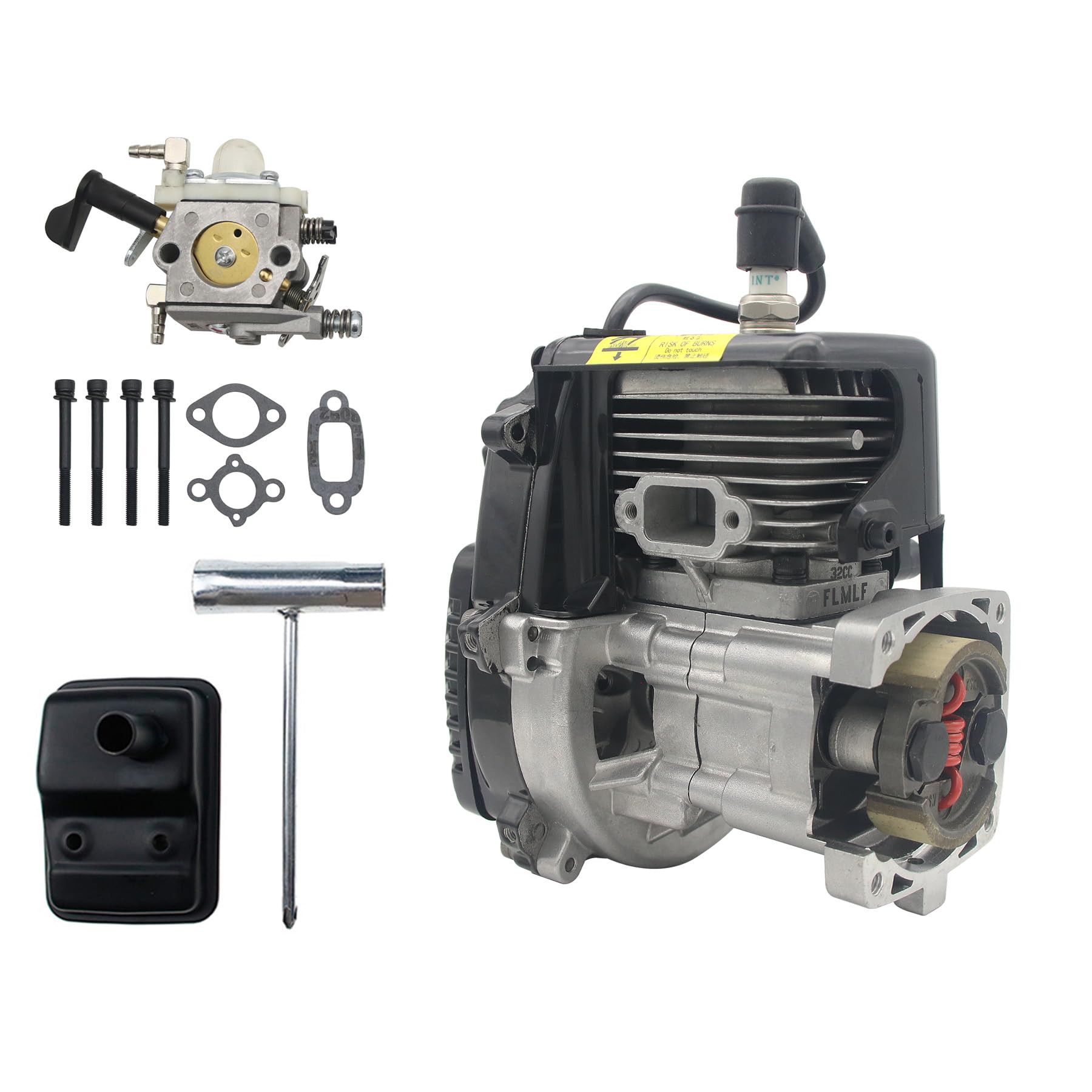 Amazon.com: FLMLF 32CC 2-Stroke Engine (Standard) for 1/5