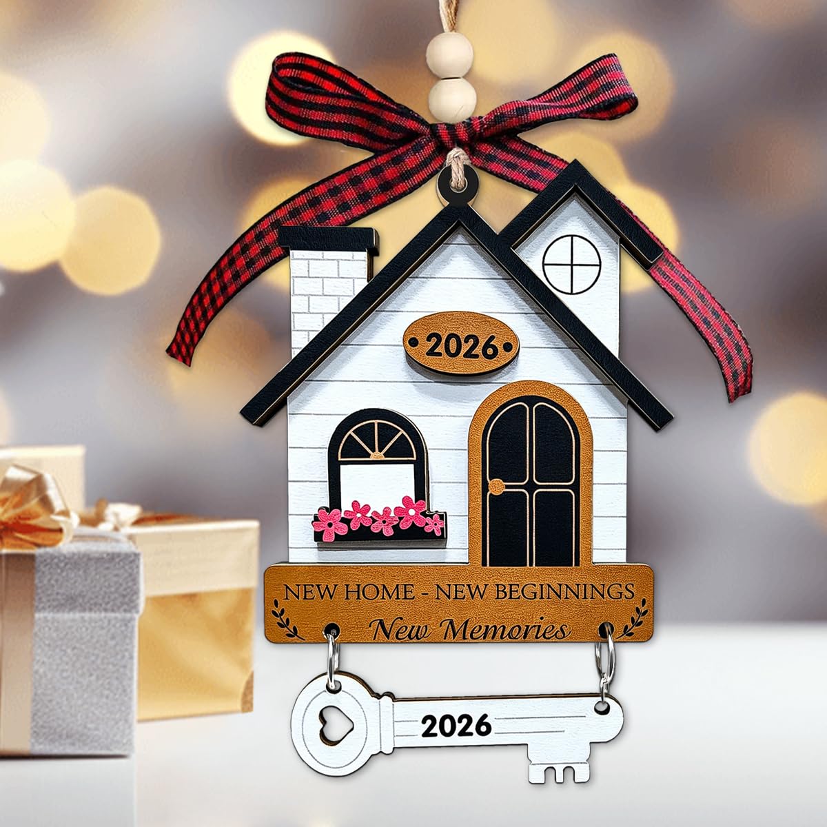 House Warming Gifts New Home, Housewarming Gifts for Women, Couple, Homeowners, House Gift Ideas - New Home Ornament 2026, First Home Ornament 2026