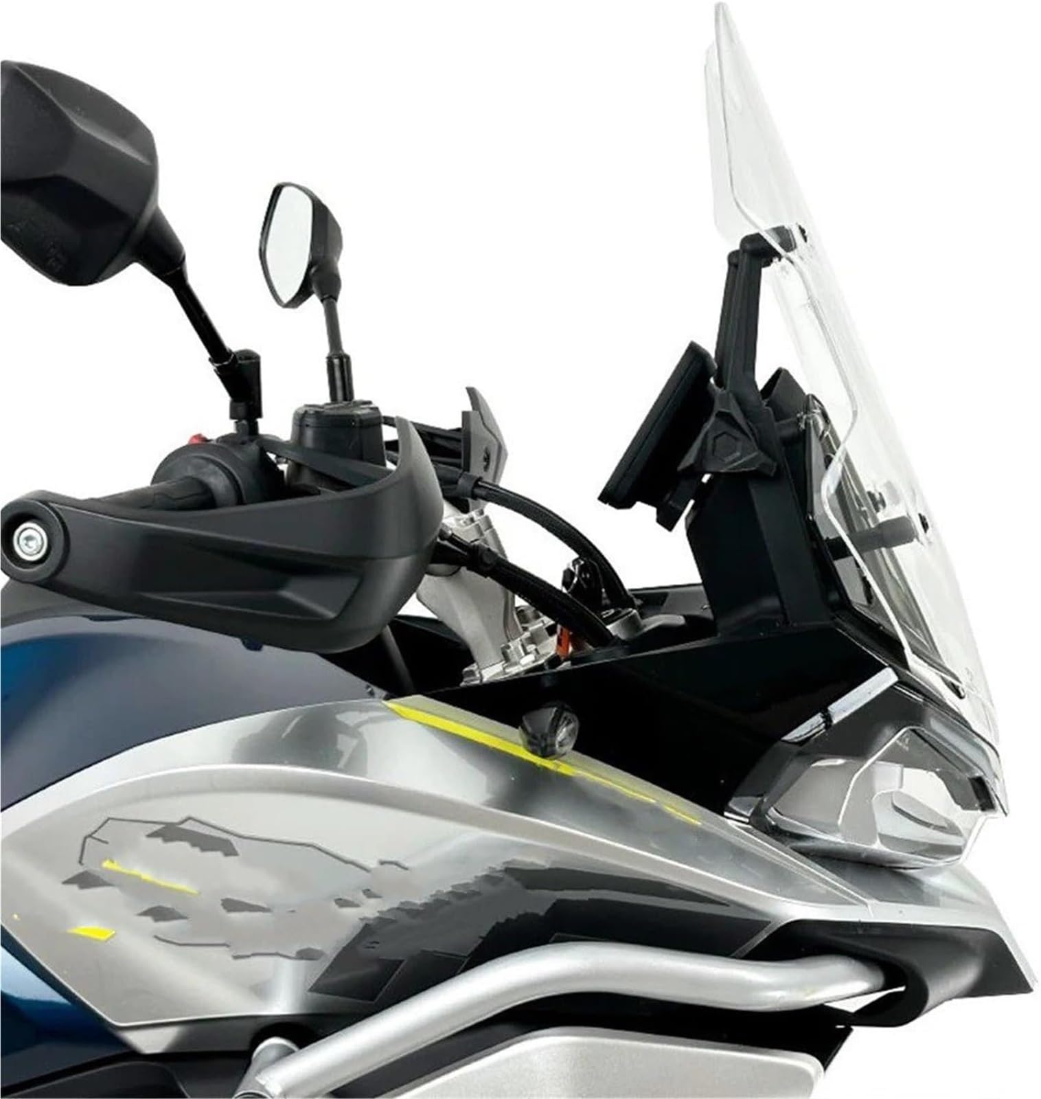 Parabrezza Per Moto Per CFMOTO 800MT 800 MT 2022-2024 Antivento Deflettore Regolabile Parabrezza(Translucent black)