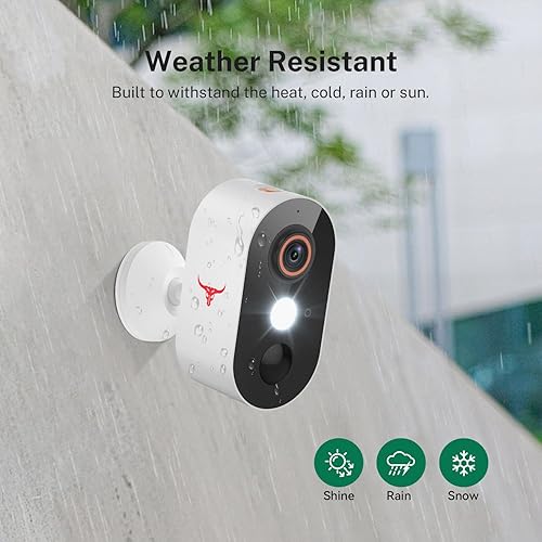 Miniatura 7 de Cámara de seguridad inalámbrica de 1080p con detección humana AI, visión nocturna, conversación bidireccional, almacenamiento en la nube, WiFi 2.4G,