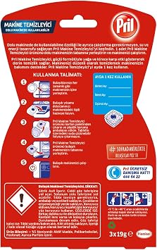 Pril 5'i 1 Arada Makine Temizleyici Tablet, 1 x 3 Adet