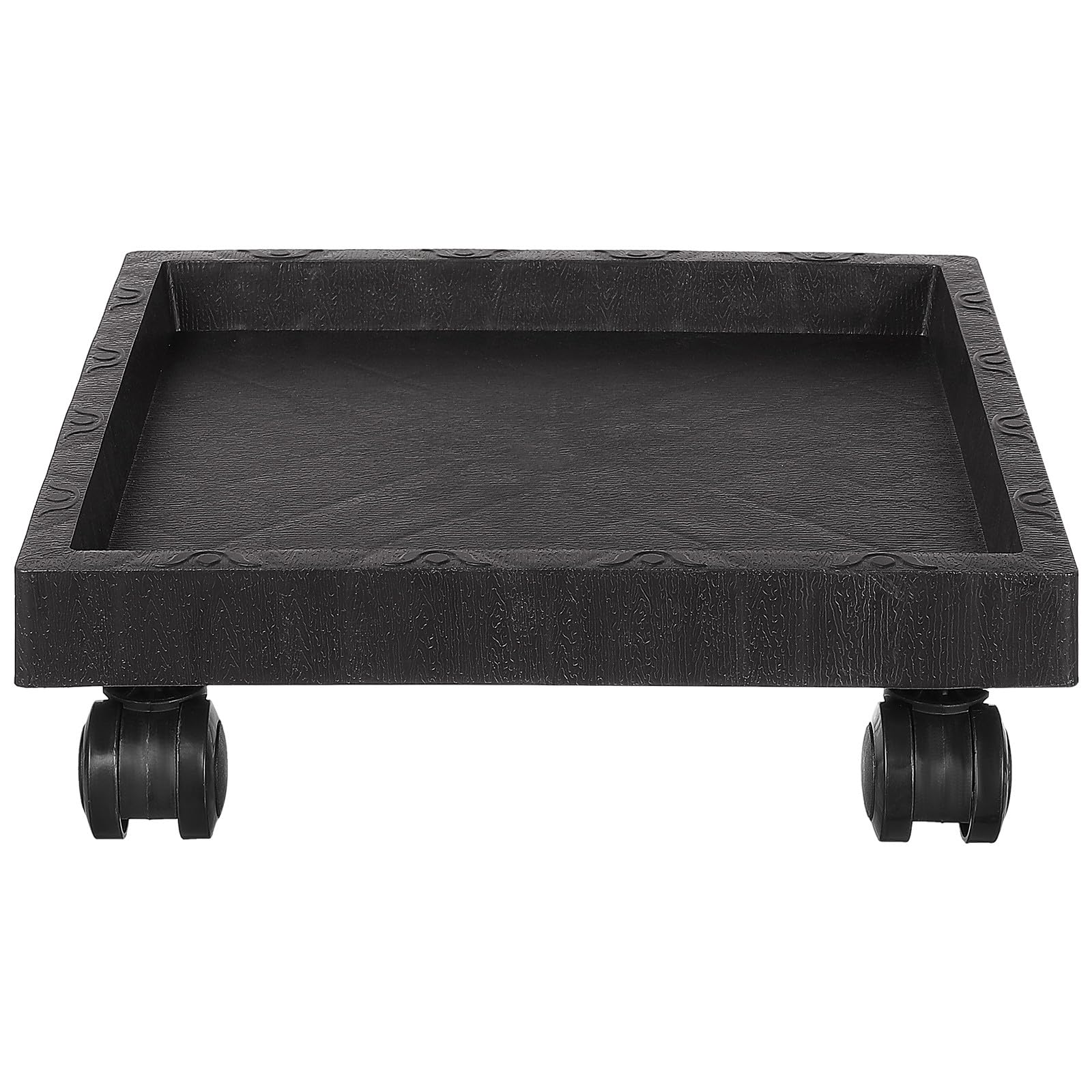 Support de Pot de Fleurs à Roulettes 29x29 Plateau Mobile Carré Base Renforcée