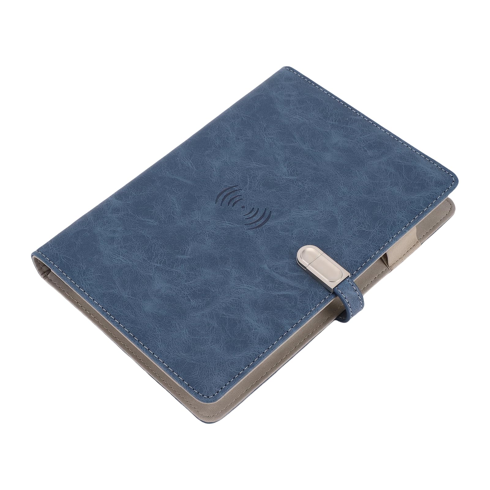 Alomejor Notebook Ricaricabile con Spazio di Archiviazione Versatile e Funzione di Luce Notturna per L'apprendimento e i Progetti All'aperto, 80 Fogli, Blu