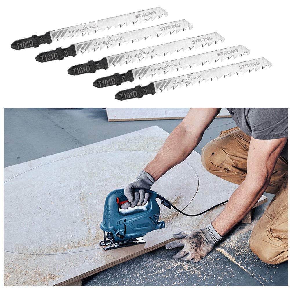 25 Hojas De Sierra Bosch T101D Jigsaw: Corte Preciso En Madera (Hecho En Suiza)