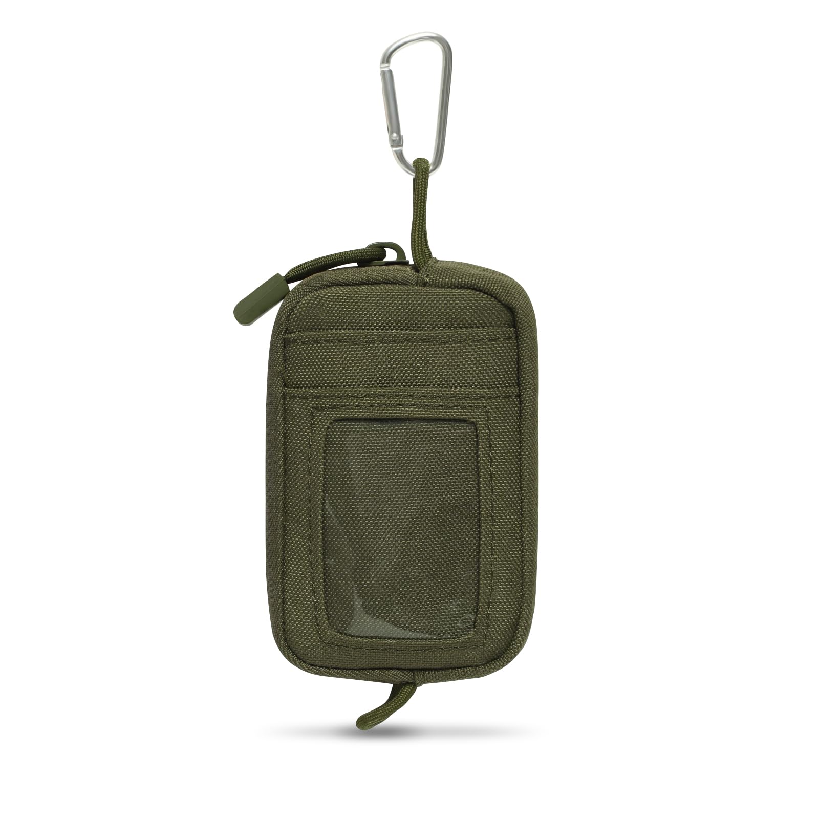 FuninCrea Tactical EDC Pouch Mini Waist Bag for Outdoor Adventure Activities, Molle Pouches Multi-Functional EDC Gadgets Utility Fanny Packs Tool Bag for Belt Vest Backpack (Green)