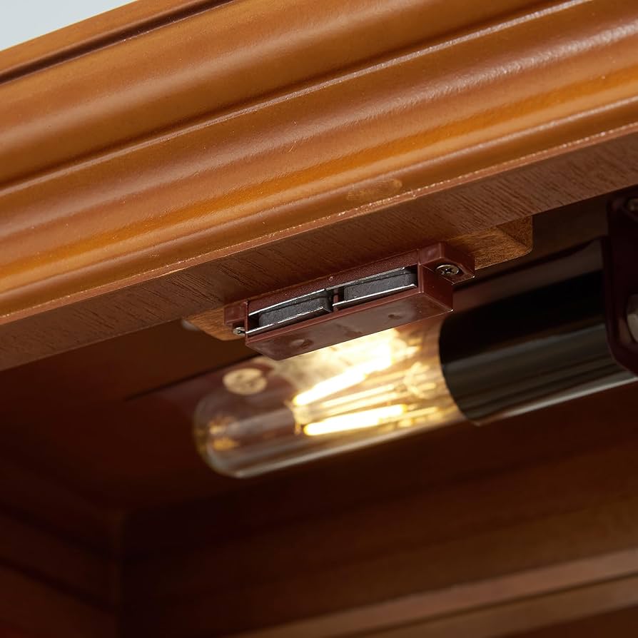 Amazon.com: Lighted Curio Cabinet with 6 Tier Adjustable