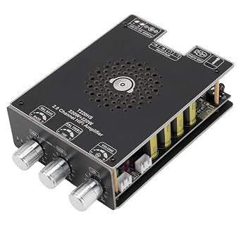 T220HS Bluetooth 5.2 Amplifier Board, 220W+220W Stereo Audio Amp Board, with TPA3251 Chip, Bluetooth AUX USB Input, 12-36V, for DIY Speakers
