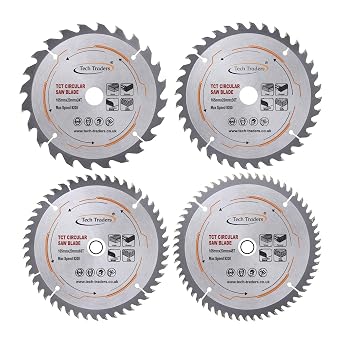 TCT165MX-DSK Circular Wood Saw Blades 165mm x 20mm 16mm Ring Pack D Compatible with Makita Bosch Dewalt etc