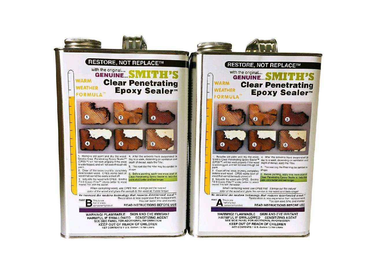 Smith's Original Clear Penetrating Epoxy Sealer™ [CPES™] 2 Gallon - Warm Weather Formula (WW)