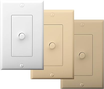 OSD Audio in Wall Speaker Selector A/B Switch, Select from 2X Speaker Pairs White AB12