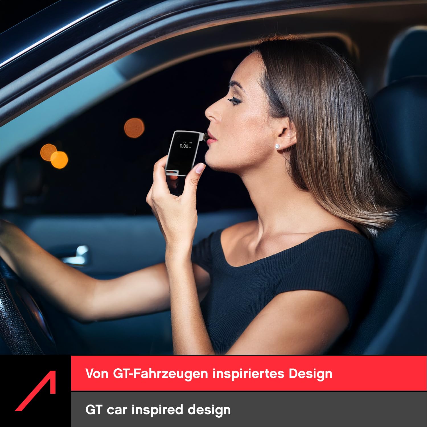ACE XS Lite Alcoholímetro: 96,3% de precisión (Universidad Técnica de Viena, enero de 2026); alcoholímetro calibrado con precisión policial; supercompacto
