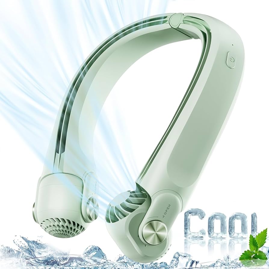 首掛け扇風機 ネッククーラー 携帯扇風機 超長12時間連続稼働 USB充電式 Amazon | ネッククーラー【2025新登場・超ミニサイズ くびかけ