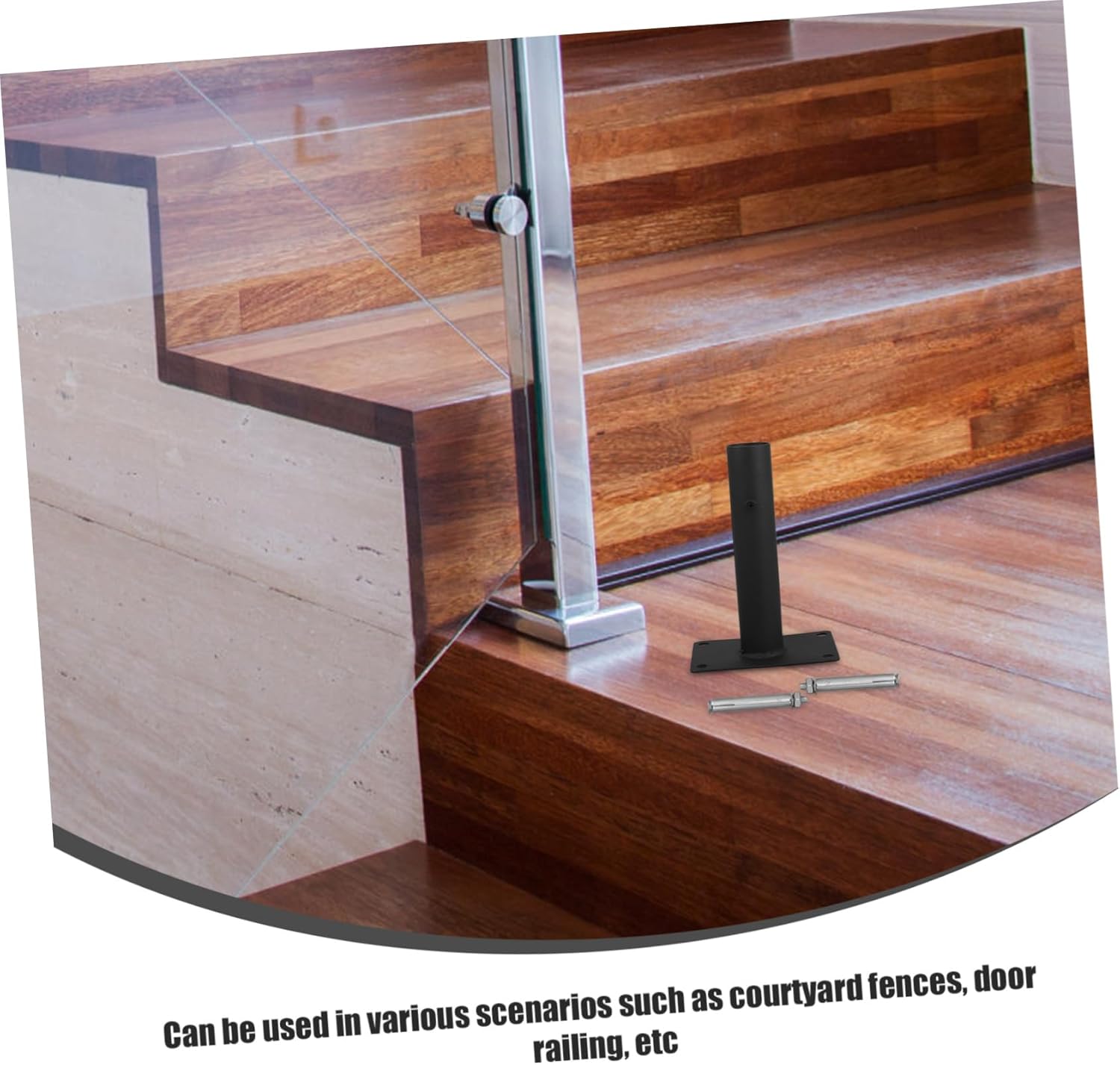 Dog Barrier Base Iron Fence Post Holder for Outdoor Garden Fencing for Dogs Pet Fences for Dogs Outside