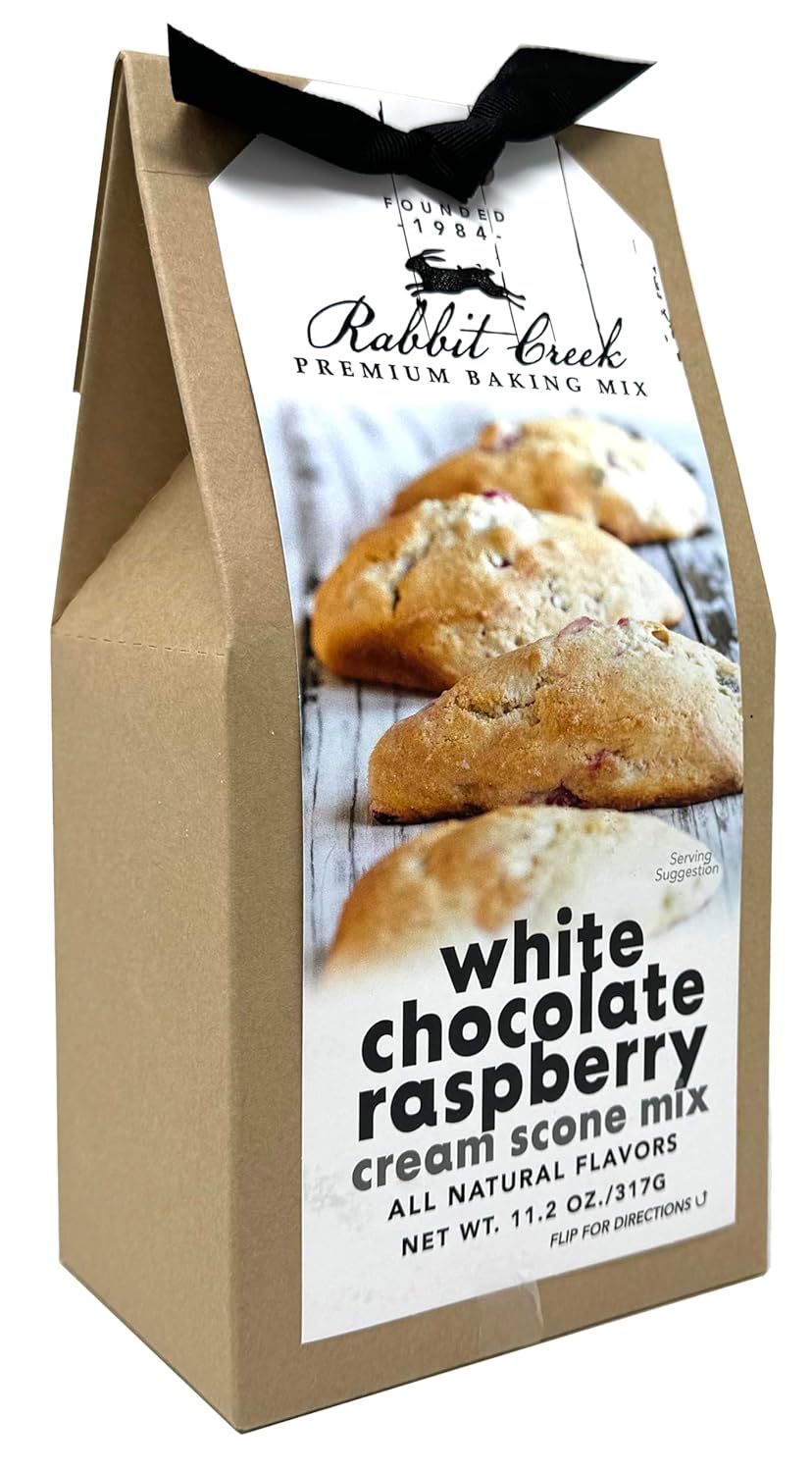Amazon.com : Rabbit Creek White Chocolate Raspberry Cream Scone Mix ...