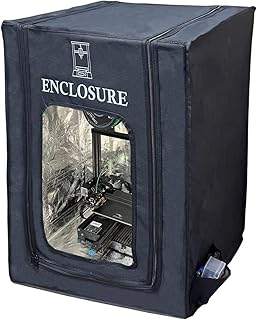 3D Printer Enclosures Fireproof and Dustproof Temperature Protective Cover Warm Enclosures for Creality Ender 3/ Ender 3 pro/Ender 3 v2/ Elegoo/Anycubic FDM Printer（25.6” ×21.6” ×29.5”）