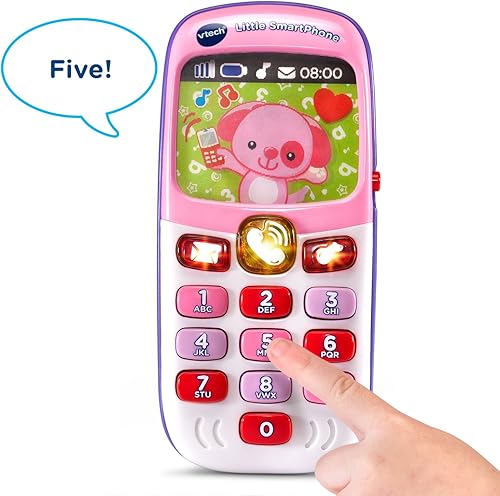 Miniatura 5 de Teléfono inteligente VTech, pequeño bebé, color rosa, exclusivo en línea