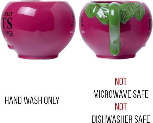 Miniatura 4 de Silver Buffalo The Office Schrute Farms - Taza de cerámica rústica esculpida en 3D, 20 onzas