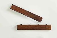 Vista 3 de Bare Decor EZ-Floor Pieza de Borde Final Piso Encastrable en Madera Maciza de Teca (Juego de 2)