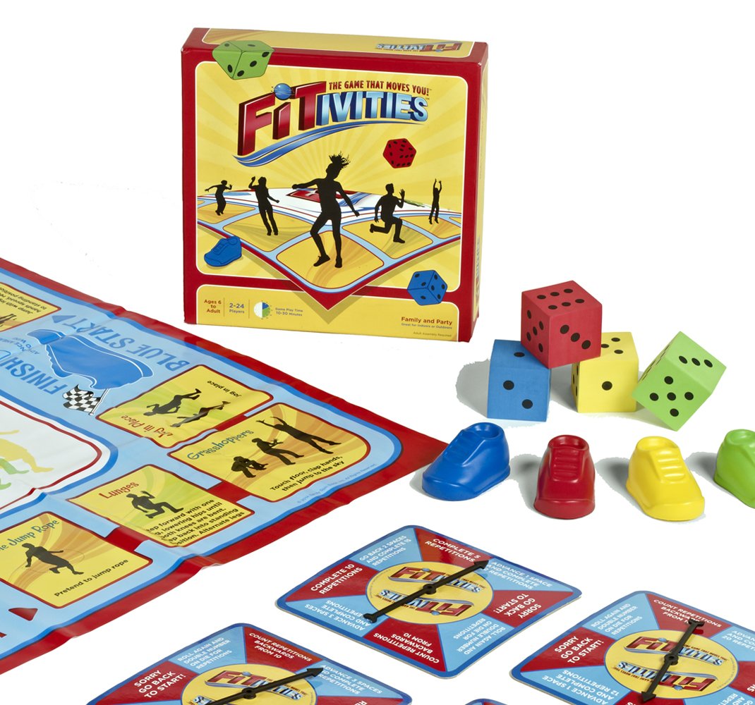 Fitivities Kids and Family Fitness / Exercise Game, Small or Large Groups (Indoors or Outdoors)
