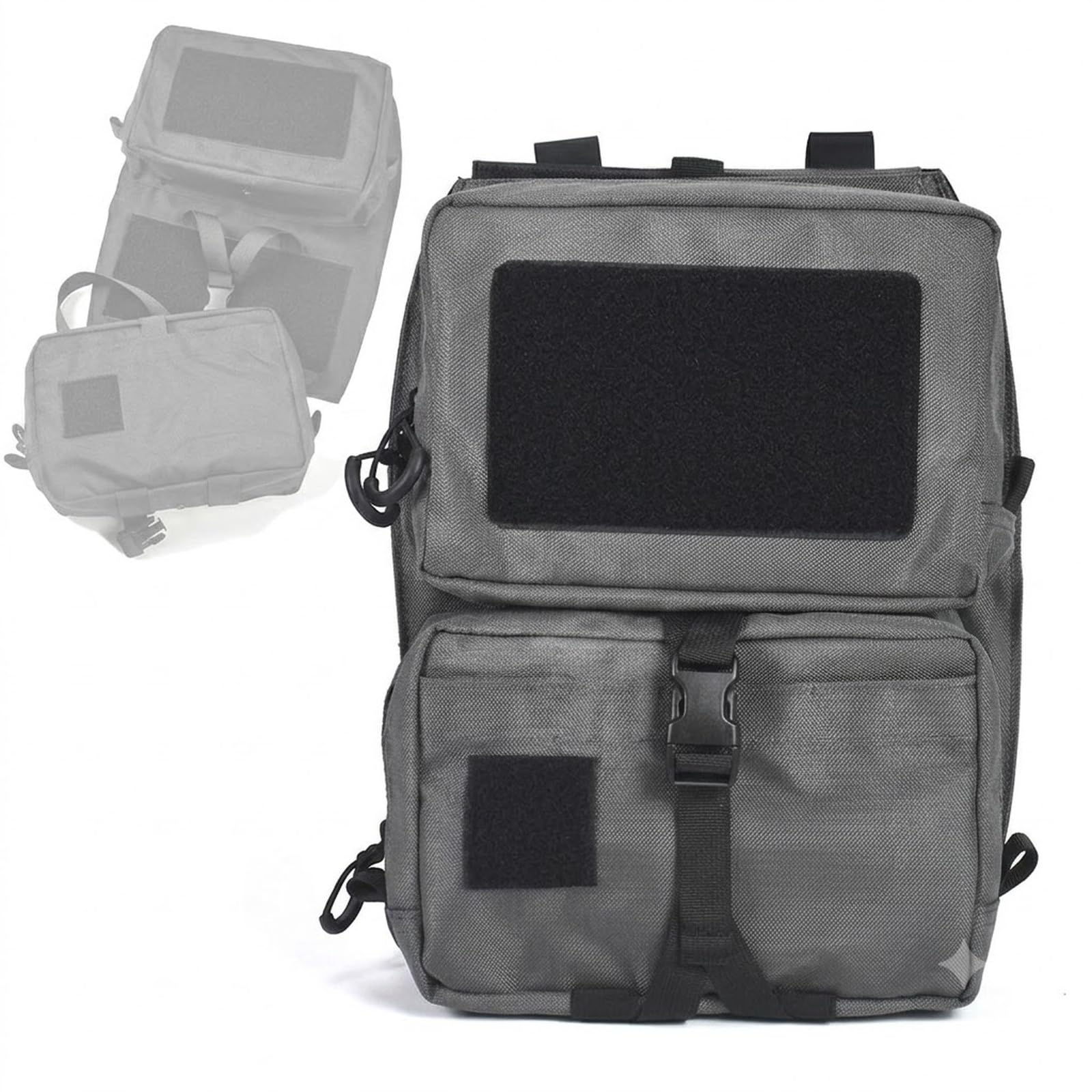 Bolsa Trasera MOLLE 1000D for Chaleco Táctico y Bolsa de Hidratación