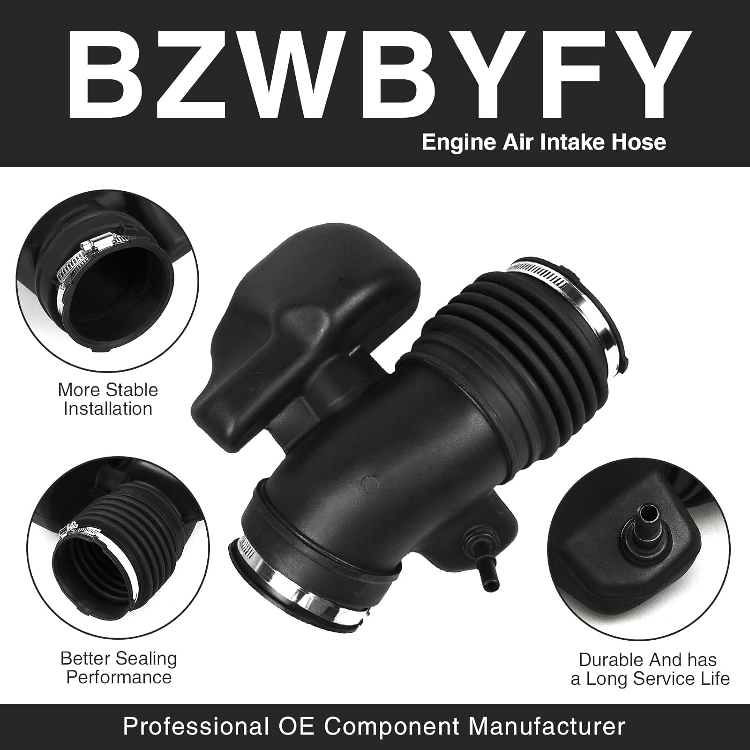 Engine Air Intake Hose 696-019 Fit for 2012-2017 Chevy Traverse GMC Acadia Buick Enclave 3.6L V6 DOHC Replace 20871478 696019 696-019
