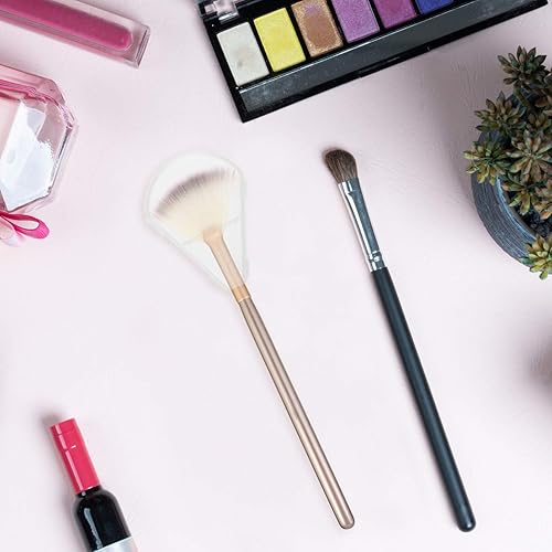 Miniatura 2 de 10 brochas de maquillaje de PVC, protector de brochas de maquillaje, protector de brochas de cosméticos (no incluye los cepillos)