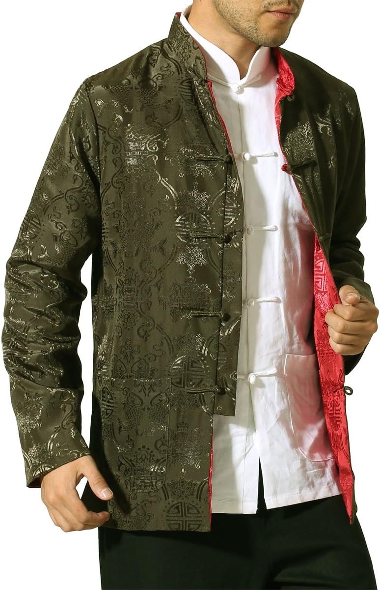 Men's Auspicious Reversible Chinese Shirt