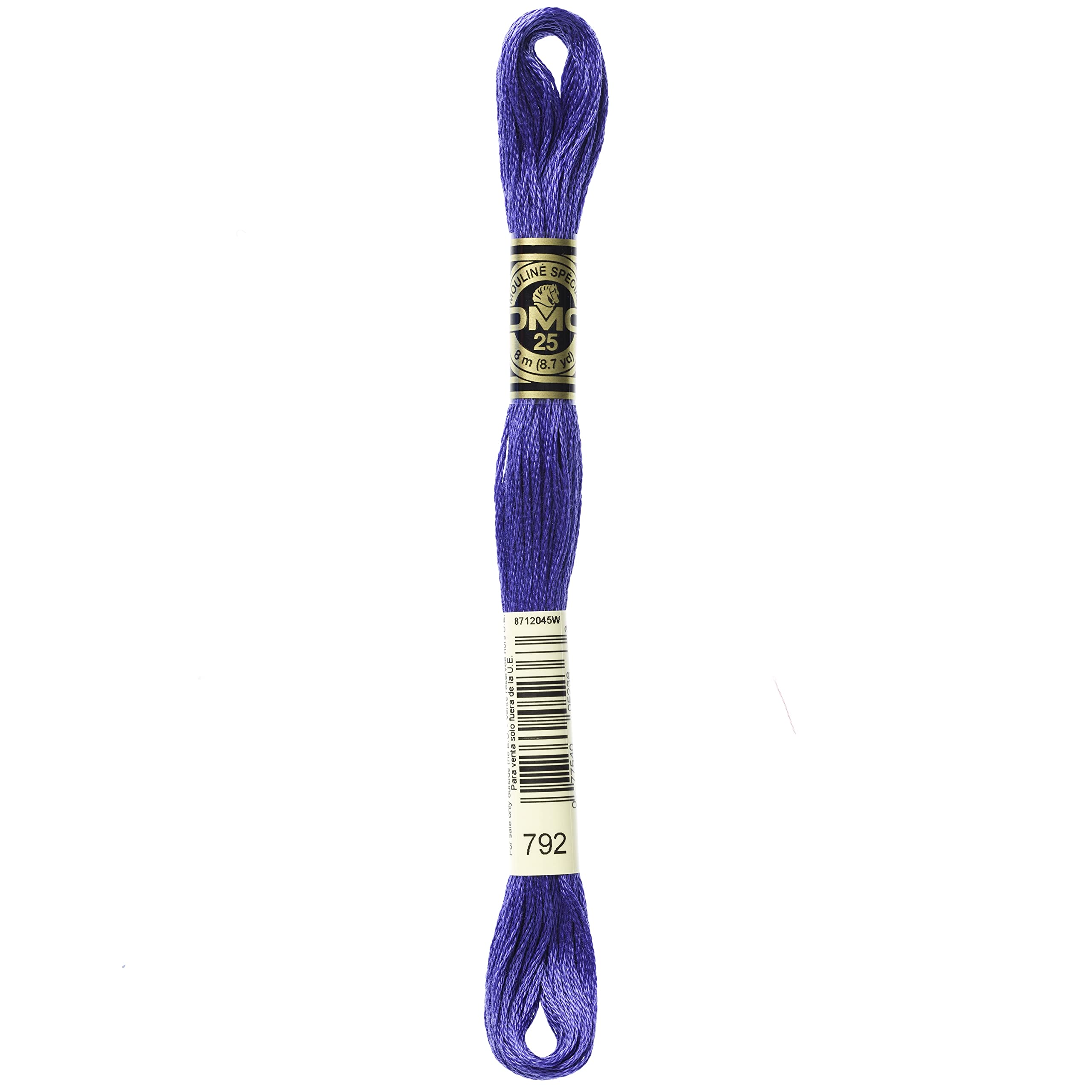 DMC 6-Strand Embroidery Cotton Floss, Dark Cornflower Blue