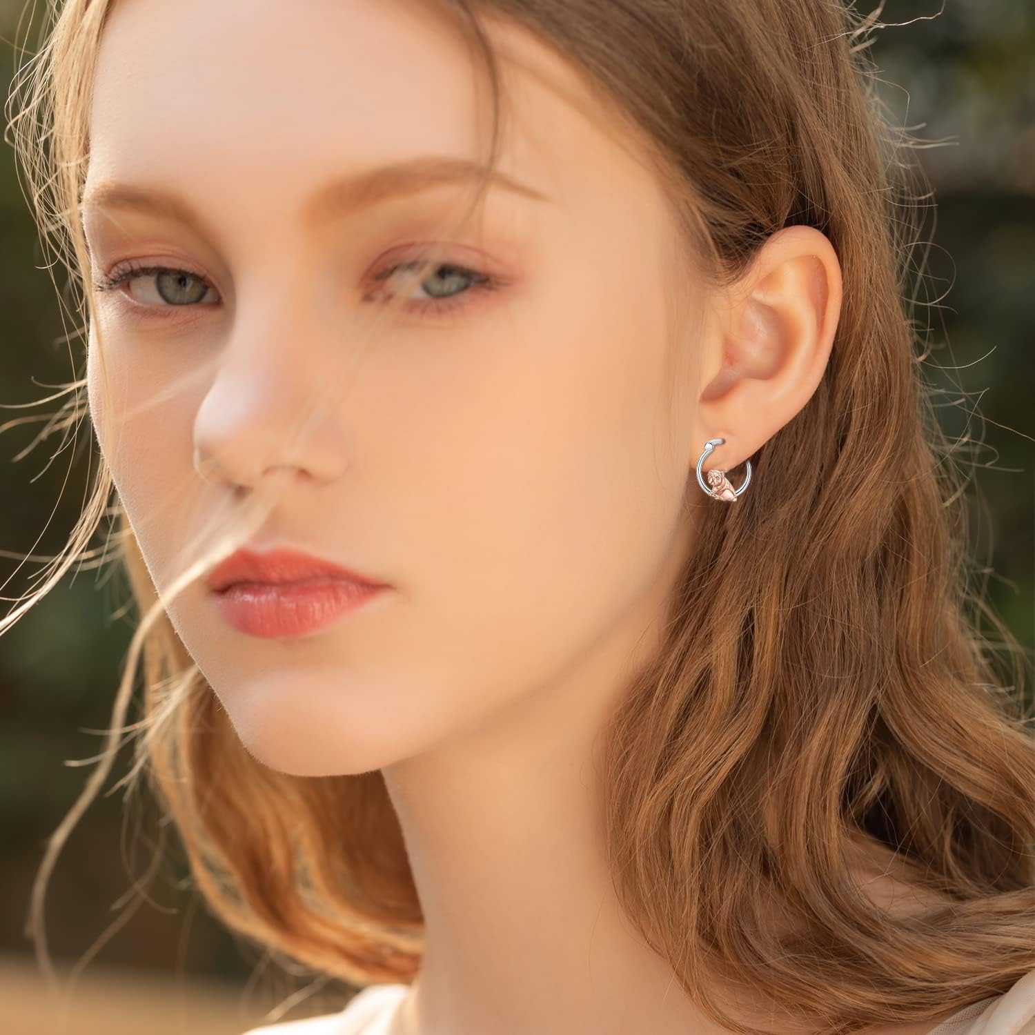 925 Sterling Silver Cute Dog Earrings Hoop Earrings for Girls for Senstive Ears Dog Jewelry Gifts for Daughter - Image 4