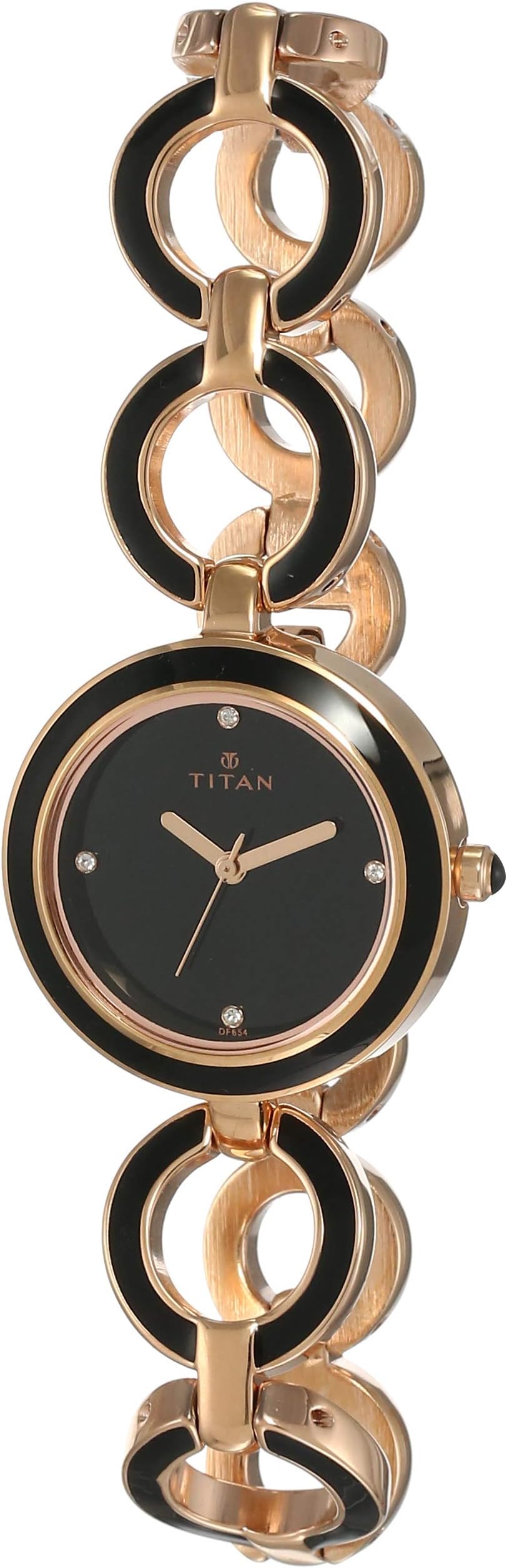 Black Dial Analog Watch For Women -NR95036WM01