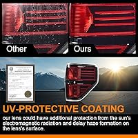 Vista 5 de G-PLUS Luz Trasera Derecha de Pickup Compatible con Ford F150 2009-2014 de 2/4 Puertas