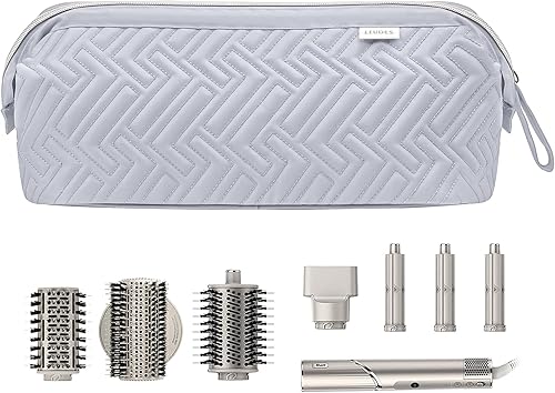 Miniatura 6 de Leudes Bolsa de viaje para herramientas para el cabello, estuche de transporte portátil de tiburón Flexstyle, estuche para secadora de cabello de