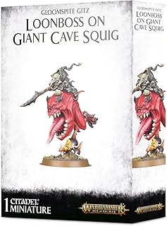Games Workshop - Warhammer - Age of Sigmar - Gloomspite Gitz: Loonboss On Giant Cave Squig