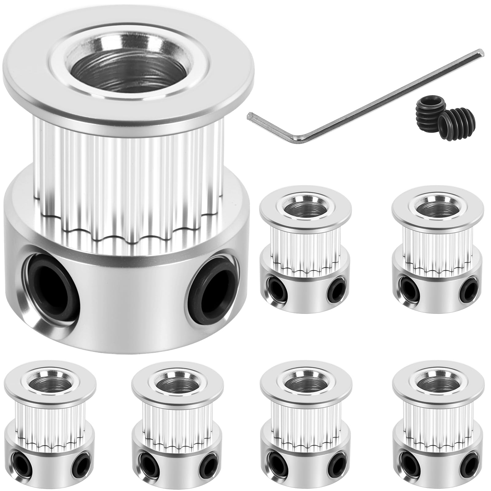 12 Pack GT2 Timing Belt Pulley 20 Teeth,8mm bore,synchronous Pulley — Amazon image 21