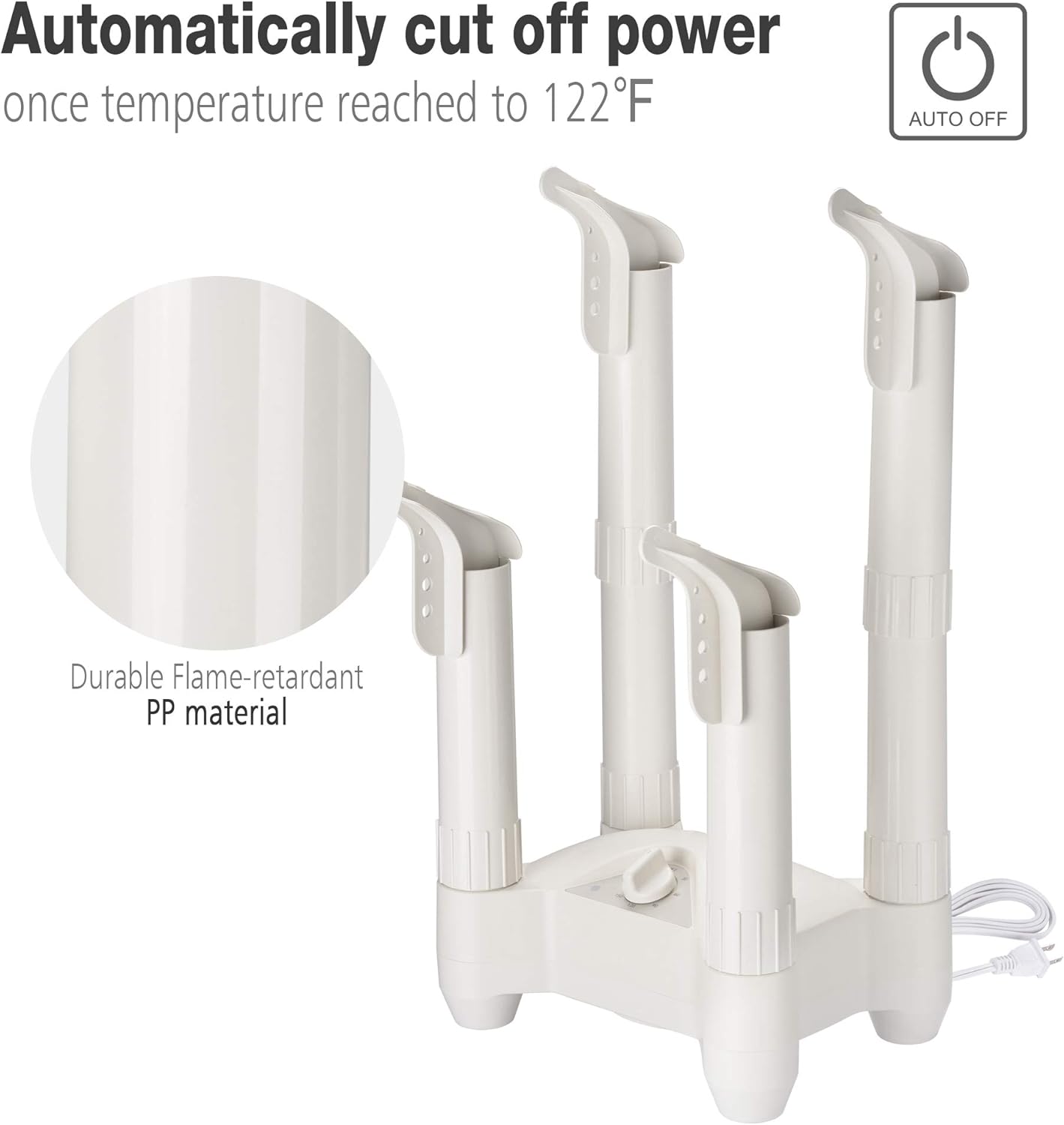 Yescom Electric Shoe Dryer with Timer Boot Odor Remover Footwear Warmer Sock Glove Home : Clothing, Shoes & Jewelry