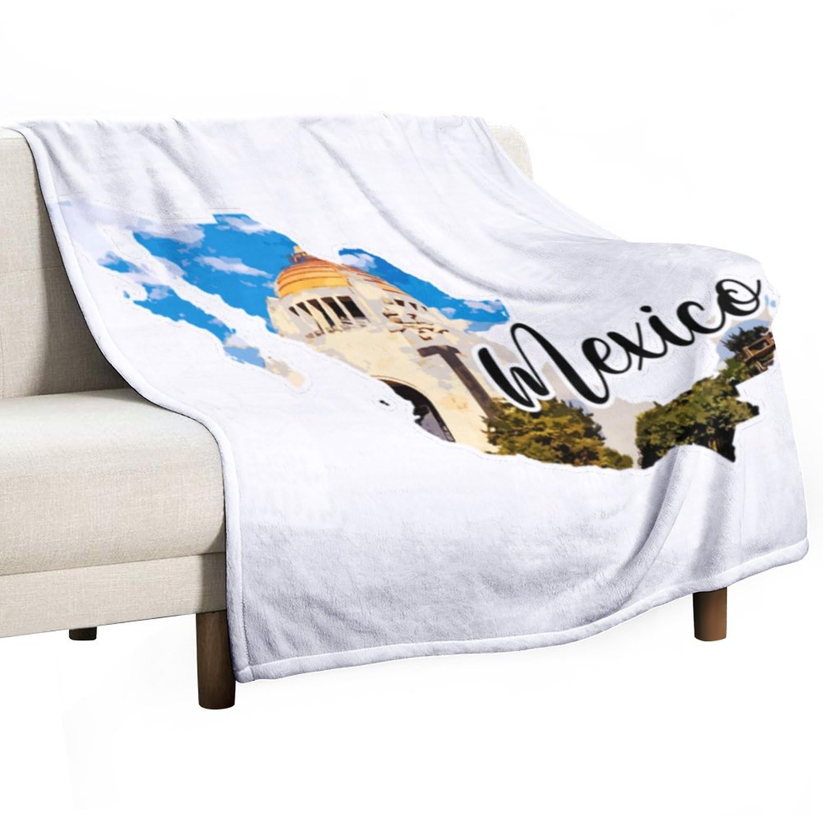 Couverture Mexique pelucheuse cadeau idéal personnalisé pour fils, mari et petit ami