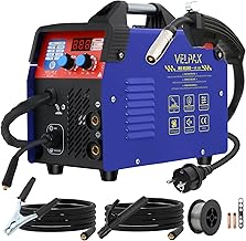 MIG-160 Gas Free Full Wire Welding Machine, MIG MMA TIG 160 Amp MIG/Stick MIG Flux Core MIG, Spot Welding, IGBT Inverter Welding Machine, With MIG Welding Gun, 0.8mm Wire