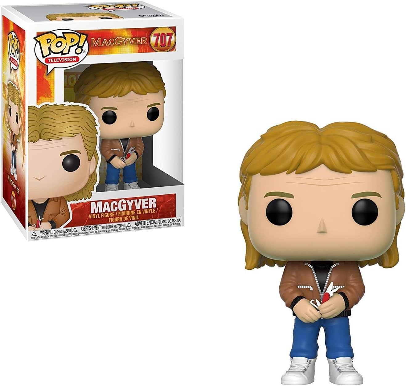 Funko Pop Television: Macgyver - Macgyver Collectible Figure, Multicolor