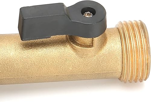 Miniatura 9 de plplaaoo Divisor de manguera de jardín de latón, divisor de manguera, divisor de manguera de 2 vías, conector de manguera de rosca hembra G3/4,