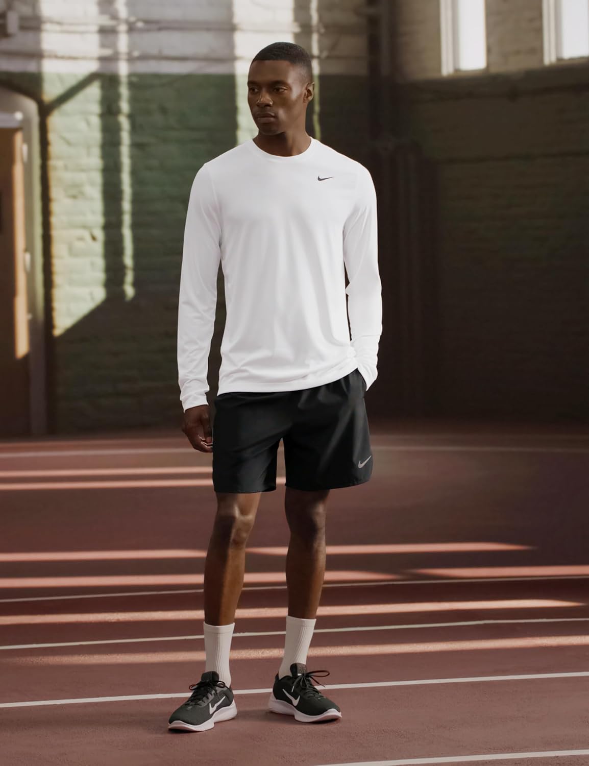 Nike Men's Dri-FIT Legend Long-Sleeve Fitness Top - Image 7