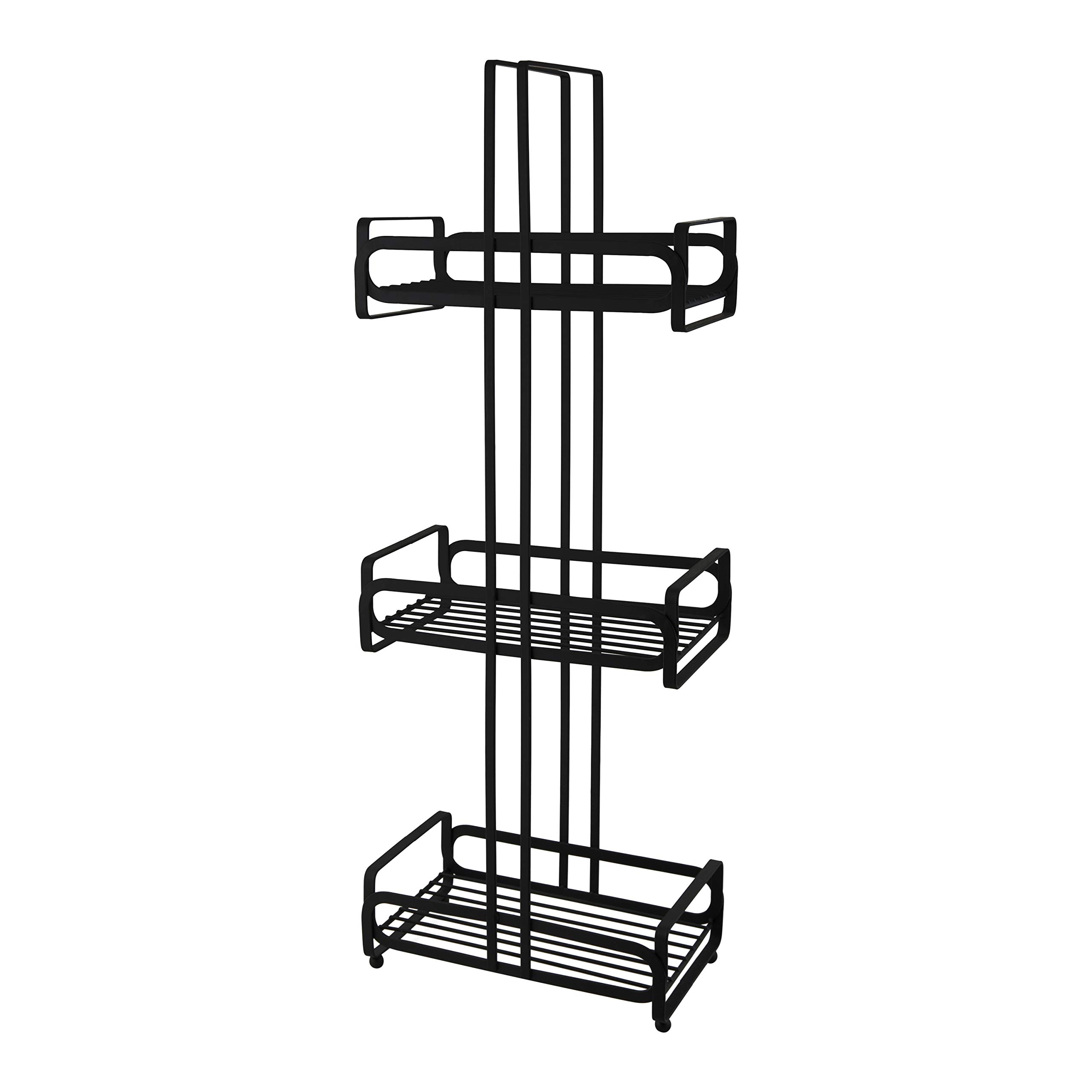 Buy Elle Décor Noir 3 Tier Baskets Freestanding Bathroom Spa Tower for
