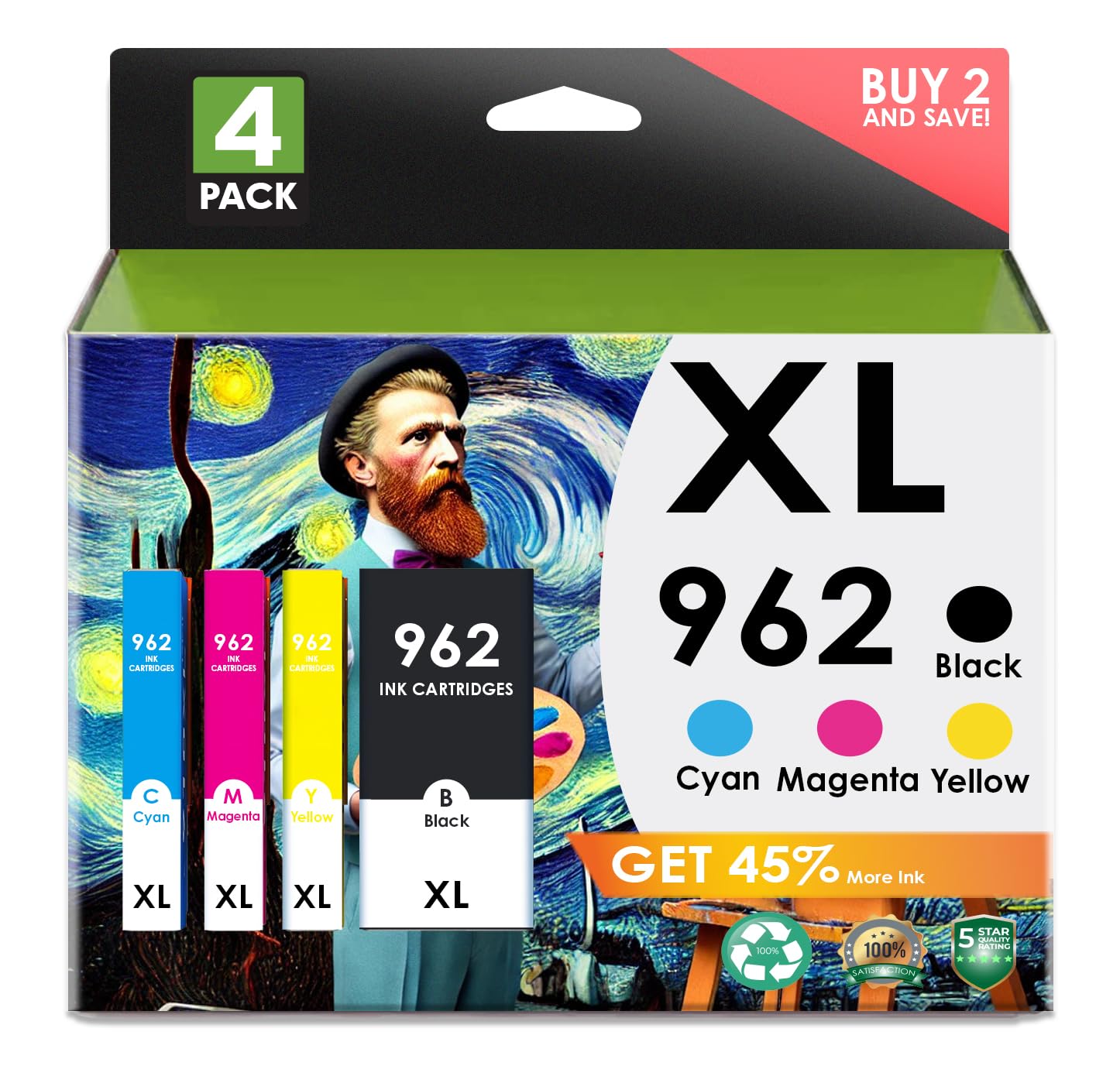 Parrot Ink Refill kit Suitable for HP 60 61 62 63 64 65 67 21 27 56 74 92 94 96 98 99 818 901 Black Ink Cartridge (Compatible Ink 120ml + Ink Filling Tools)