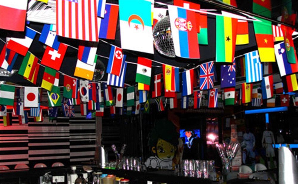 Bandierine Stringa Mondo – Bandiere Internazionali Per Decorazioni – Striscione Per Aule, Feste, Eventi A Tema (Canada)