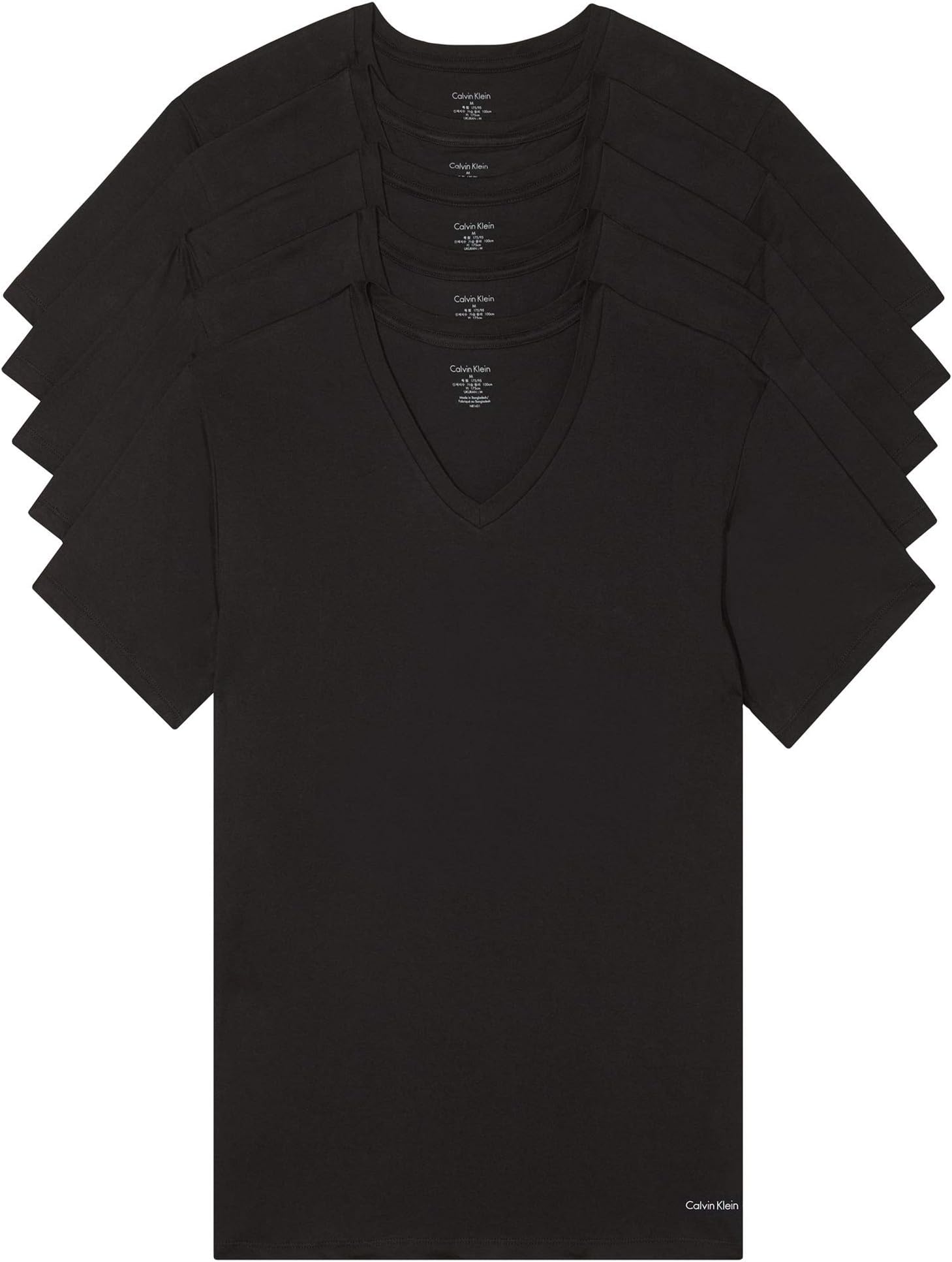 Calvin Klein Men's Cotton Classics 5-Pack Undershirts