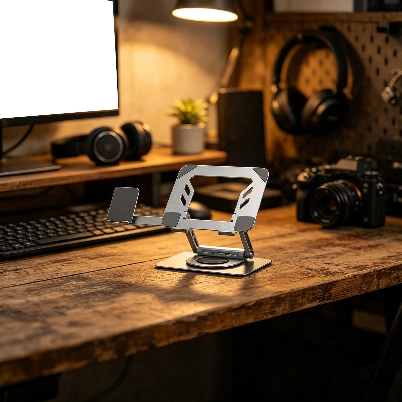 Support pour ordinateur portable avec extension USB en façade
