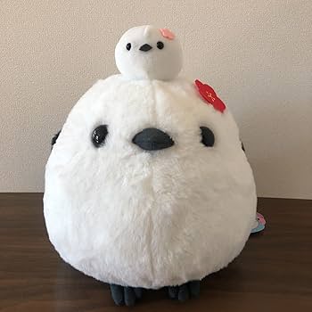 Amazon.co.jp: ふくふくシマエナガ なかよしおやこ ぬいぐるみ
