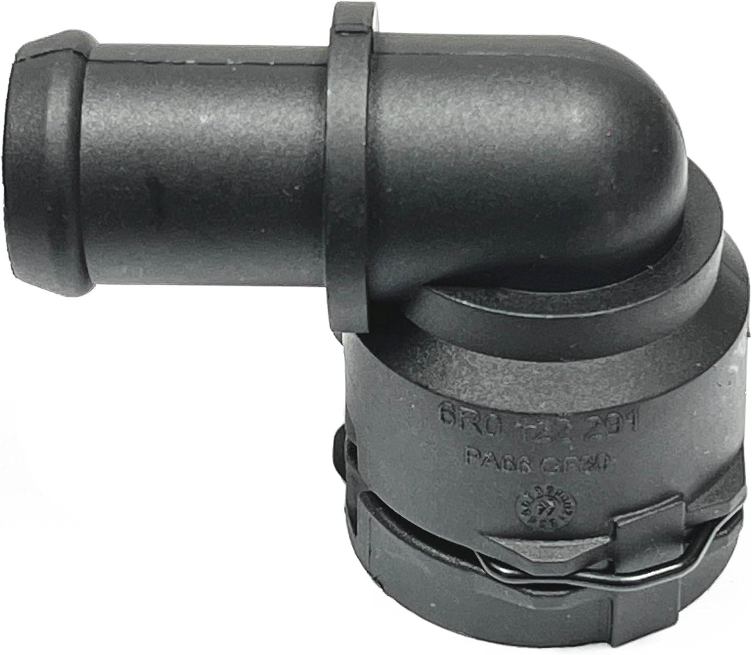 6R0122291,NW16,90°,Coolant Hose Connector Adapter,Radiator Pipe Line Fitting for Volkswagen Tiguan,Atlas,Jetta,Taos,Golf,Passat,Arteon,GTI,for Audi A1,A3,S3,RS3,Q3,Engine Heater Tube Assembly Junction