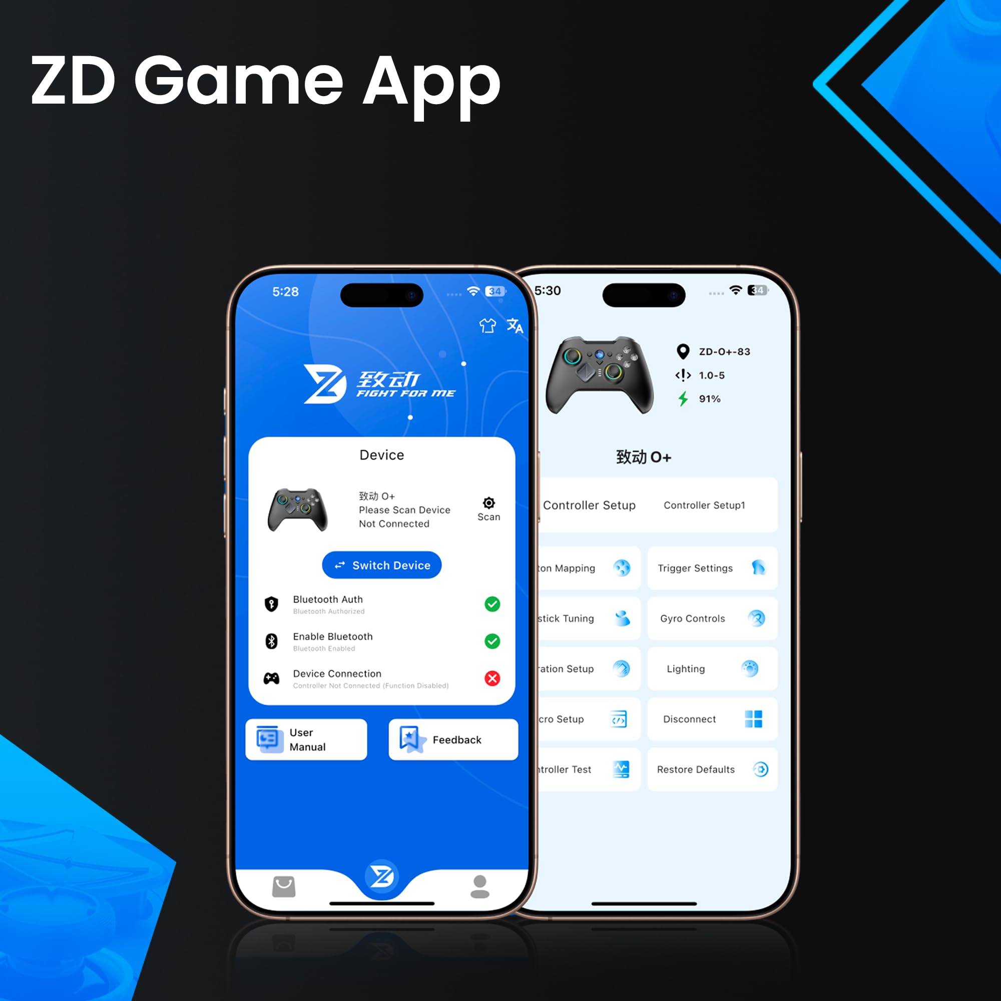 ZD O+ Excellence - Controller wireless per PC, design modulare, pulsanti rimappabili, joystick Hall 3D, jack audio e RGB, controller di gioco personalizzabile per PC/Switch2/Android/iOS (bianco)