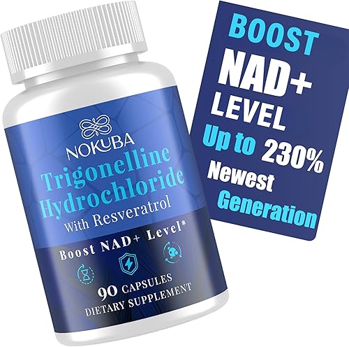 Alternativa de fuerza NMNH con trigonelina HCL 500mg y resveratrol 100mg  Suplemento NAD para mujeres y hombres  Extracción de plantas NAD+